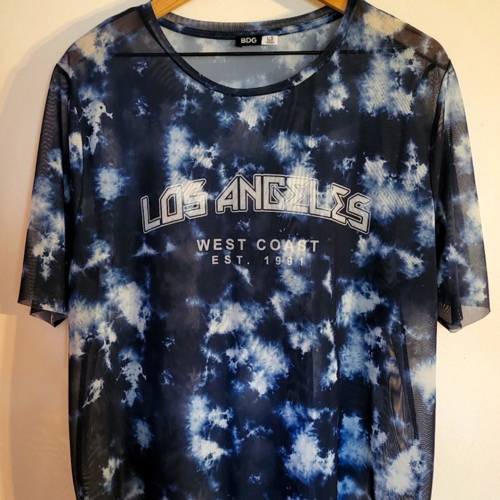 BDG Mesh Cloud LA T-Shirt